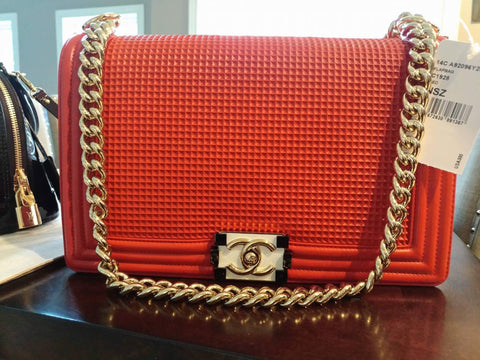 Chanel Boy Bag Red