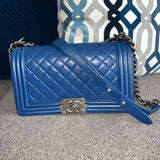 Chanel Boy Bag blue